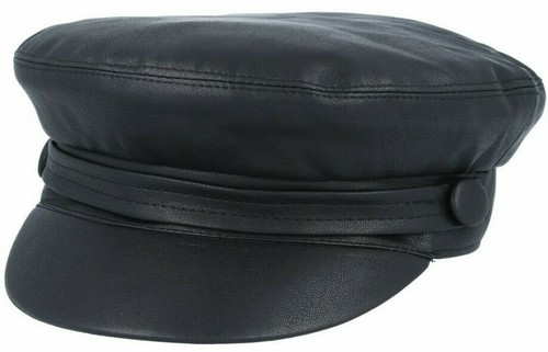Fiddler Breton Cappello Ecopelle Nero Greco Pescatore Marinaio Uomo Donna  Kid | eBay