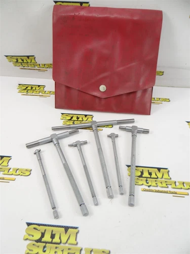 SET OF MITUTOYO TELESCOPING HOLE GAGES 1/4" TO 6" 