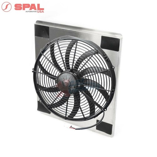 Universal Aluminum Fan Shroud For 22" Radiator w/ Single 16" SPAL Fan