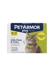 12 Month/ Applications Pet Armor Plus for Cat Flea Tick Treatment over 1.5 Pound