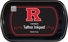 CLEARSNAP Clear Snap Rutgers University Tattoo Inkpad, Black