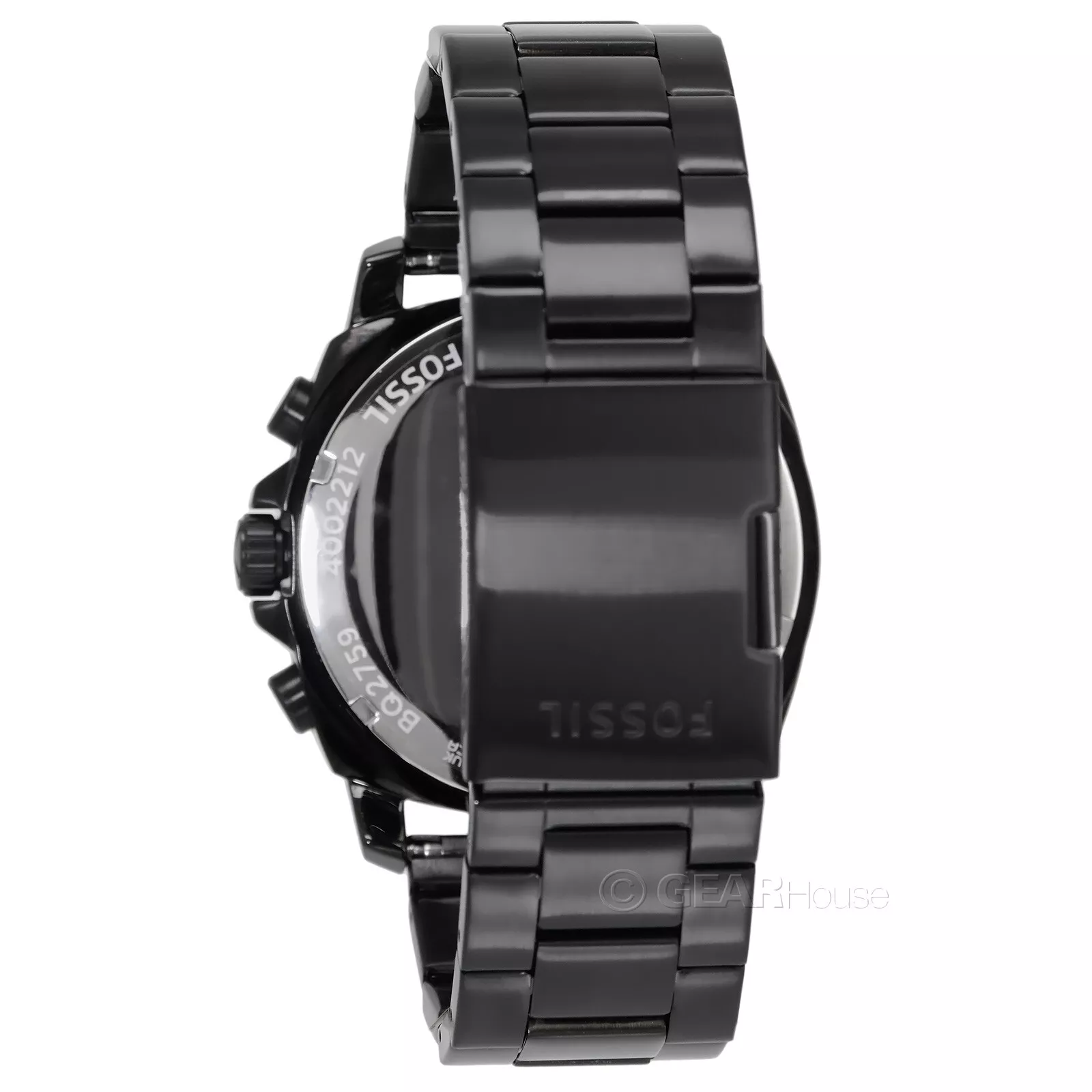 Privateer sport chronograph black stainless steel watch 2025