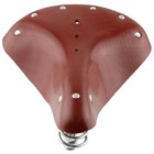 Bicycle Bike Cycling Leather Saddle Seat With Springs Durable Vintage Cowhide