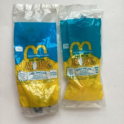 McDonald s Happy Meal Dino-Motion Dinosaurs Earl Sinclair & Baby Sinclair 2 Toy