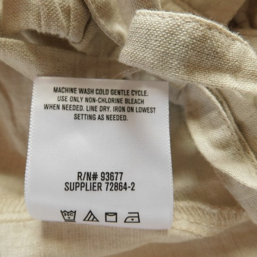 LIZ CLAIBORNE Womens Tapered Ankle Leg Pant Pockets Linen Blend PS NWT - Picture 8 of 10