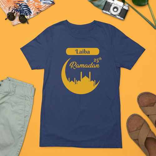 Personalised Custom Your First Ramadan Name T-shirt Religious Muslims Eid Gifts - Picture 15 of 22