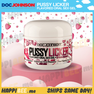 P*ssy Licker Strawberry Clitoral Edible Gel Flavored Lube Edible Juice Liquid