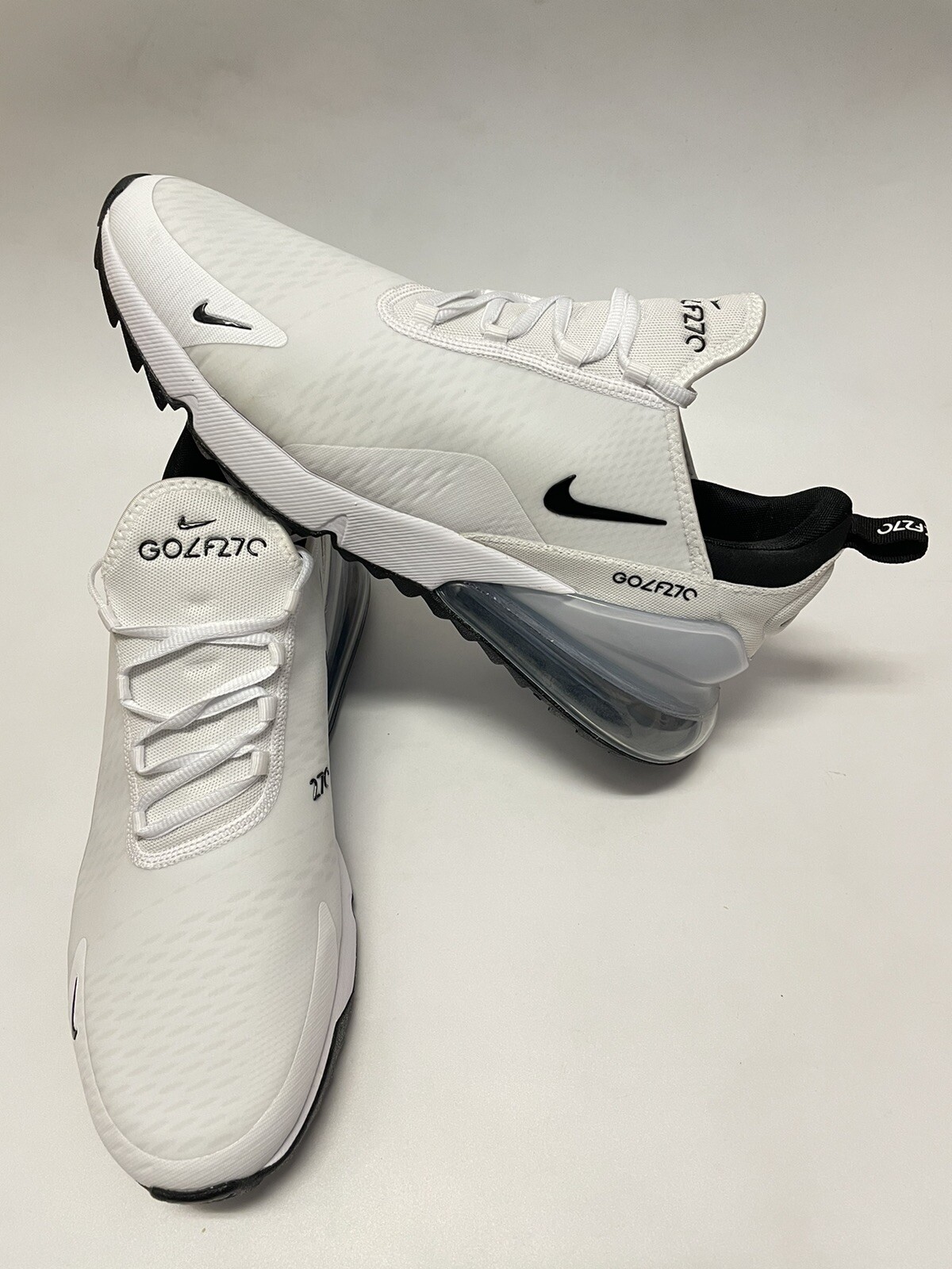 Nike Air Max 270 Golf Shoes White Black CK6483102 Men’s Size 9 US eBay