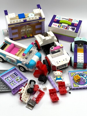 LEGO Building Blocks Pieces Misc Lot Mixed Incomplete Hello Kitty Random 15 oz