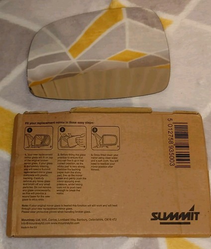 Left Hand Passenger Side Suzuki Swift Mk2 2004-2010 Door Wing Mirror Glass - Picture 4 of 6
