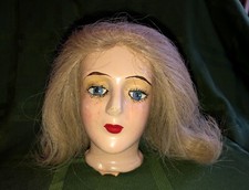 Antique Composite Doll Head with Feet