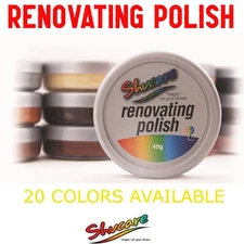 SHOE POLISH CREAM - SHOE CARE -  RESTORE COLOUR TO SCUFFED LEATHER SHOES BOOTS