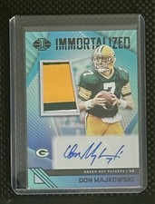 DON MAJKOWSKI 2023 Panini Illusions Immortalized Patch-Auto #IJA-DMA /50