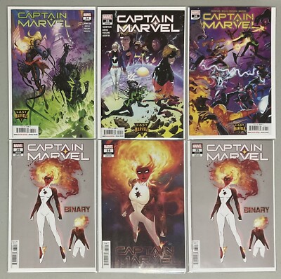  MCU Keys Captain Marvel #34 35 36 + Binary Variants (2021) NM+(9.4-9.8) 