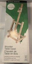 Daler-Rowney Simply Wooden Table Easel with Collapsible Base New In Box