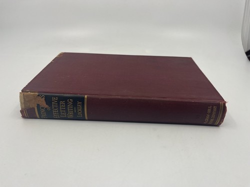 Principles of Effective Letter Writing 1933 HC Lawrence Campbell Lockley - Picture 8 of 13