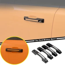 Car Door Handles Trim Cover For Ford Bronco Sport 21-24 Accessories Carbon Fiber