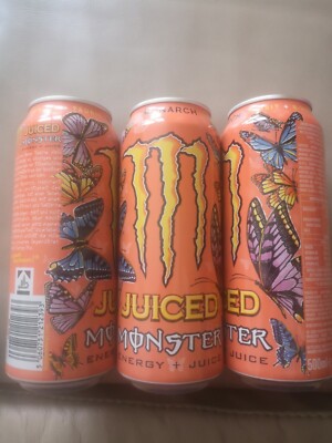 Energy Drink, Monster Energy, Juiced, Monarch sku 1220 (Ger) 