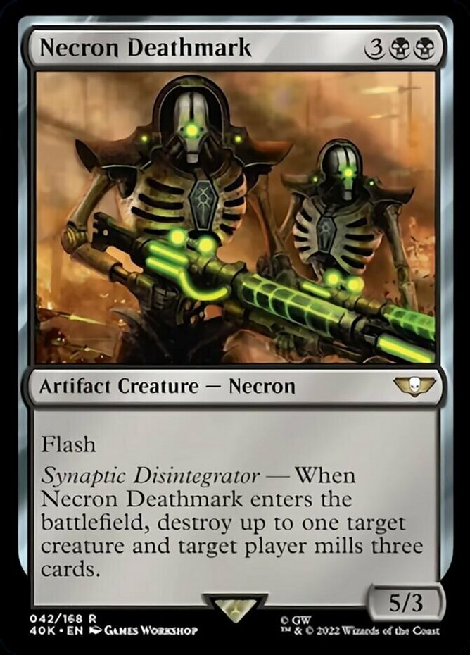 Near Mint x 1 Necron Deathmark Commander: Warhammer 40,000