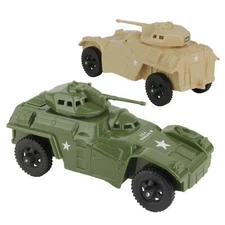 TimMee Processed Plastic Modern Armored Cars Tim Mee Army Men Recon Vehicles USA