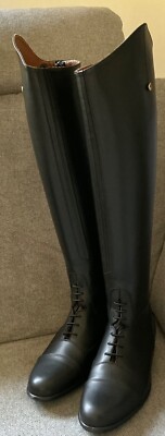 Sergio Grasso Grosseto Reitstiefel Dressur Springen Leder NP 359 