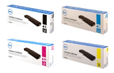 Original Toner DELL C2660dn C2665dnf / 67H2T V4TG6 2K1VC TW3NN High Capacity 
