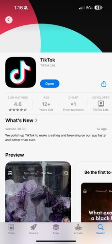iphone 15 pro max 512go avec tiktok et capcut - Photo 2 sur 3