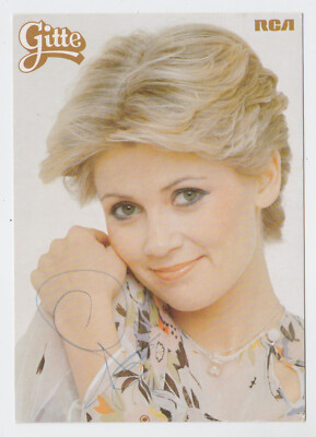 Gitte Henning Autogrammkarte original signiert (9)