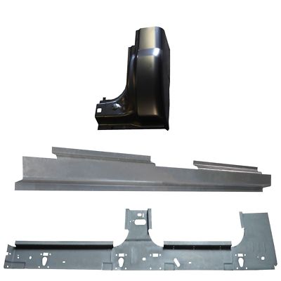 99-16 Ford Super Duty Crew Cab Inner & Full length outer Rockers Cab Corner Left