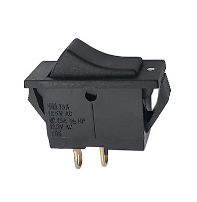 2 Position Rocker Switch - SPST - 125V 15A - 1/2 HP - Swann Industries 39