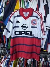 VINTAGE BAYERN MUNICH GERMANY 1998/2000 AWAY FOOTBALL SHIRT JERSEY ADIDAS