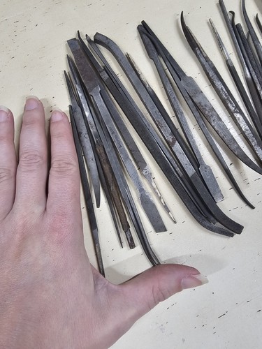 Vintage Werkzeug Pick Feilen Konvolut 38 Stück - Bild 2 von 4
