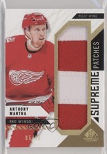 2018-19 Upper Deck SP Game Used Supreme 5/15 Anthony Mantha #PA-MA Patch a2k