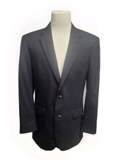 Jos A Bank 100 Wool Navy 2 Button Traditional Fit Blazer Sport Coat 41L