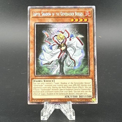Loptr, Shadow of the Generaider Bosses 1st Ed Platinum Secret Rare RA05-EN016