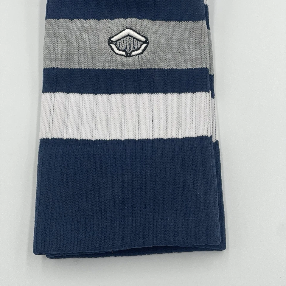 Calcetines de juego de béisbol/softbol a rayas Evoshield PRO-SRZ azul marino/blanco Foto 3 de 4