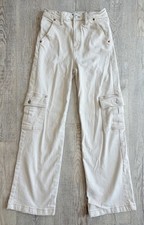 S.O.N.G. Cargo Street Wide Leg Jeans Women’s 5/27 Cream Denim Color