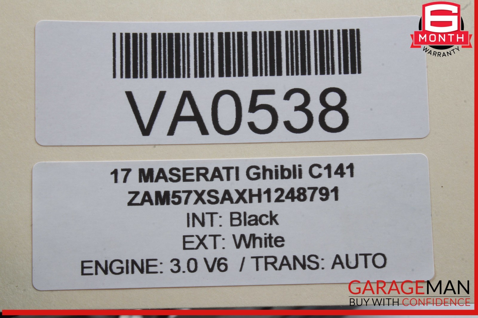 14-20 Maserati Ghibli SQ4 M157 Engine Motor Cover Shield Guard Trim Panel OEM
