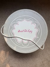 Vintage Hatbox from Marshall Fields "The French Room, 12" diameter