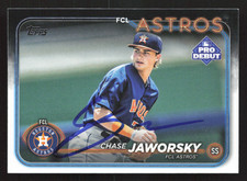 Chase Jaworsky Signed 2024 Topps Pro Debut Card # PD-3 FCL Houston Astros 3