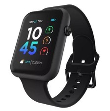 iTouch Air 4 Unisex Black Silicone Strap Smartwatch 46mm TA4L01-G02