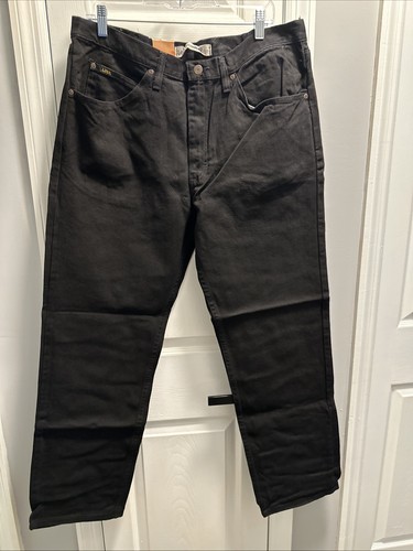 LEE Regular Fit Jeans Straight Leg Reg Seat & Thigh At Waist Double Black 38x32 - Bild 1 von 11
