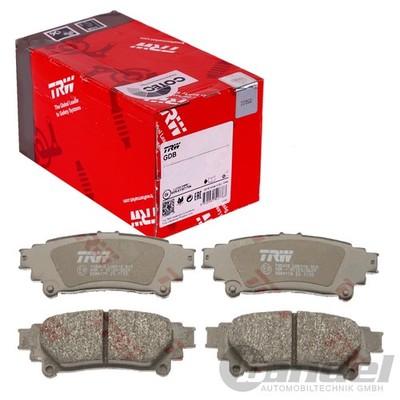 TRW BREMSBELÄGE HINTERACHSE für LEXUS GS IS RC RX TOYOTA HIGHLANDER SIENNA