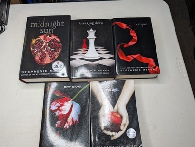 Lot Of 5 TWILIGHT Saga Complete Set Hardcover HC Book Stephenie Meyer Eclipse