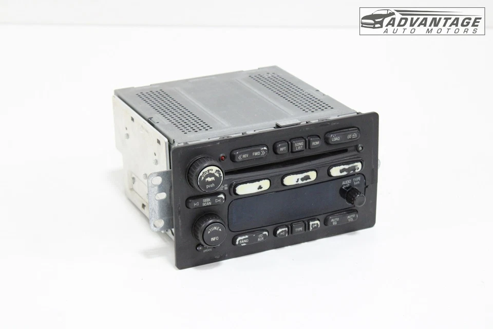 2003-2005 HUMMER H2 TABLERO AM FM RADIO RECEPTOR REPRODUCTOR DE CD MÓDULO UNIDAD OEM Foto 2 de 4