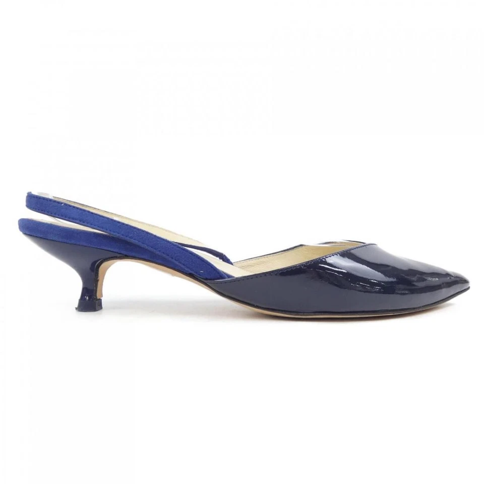 Chaussures Repetto escarpins talon EU 38,5 US 8,5 bleu marine authentique - Photo 1/4