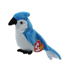 Ty Beanie Baby Rocket - MWMT Bird BlueJay 1997 