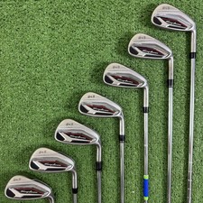 Tommy Armour 845 MM20 Iron Set 5-PW AW Stiff Flex Steel Shafts -1/2” Short