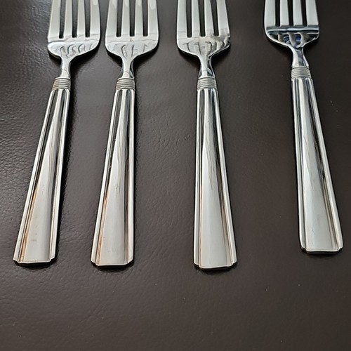 Lotto 4 forchette per insalata Pfaltzgraff Kenilworth posate inox - Foto 2 di 9