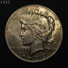 1935 Peace Silver Dollar "XF" *Free S/H After 1st Item* — photo 1